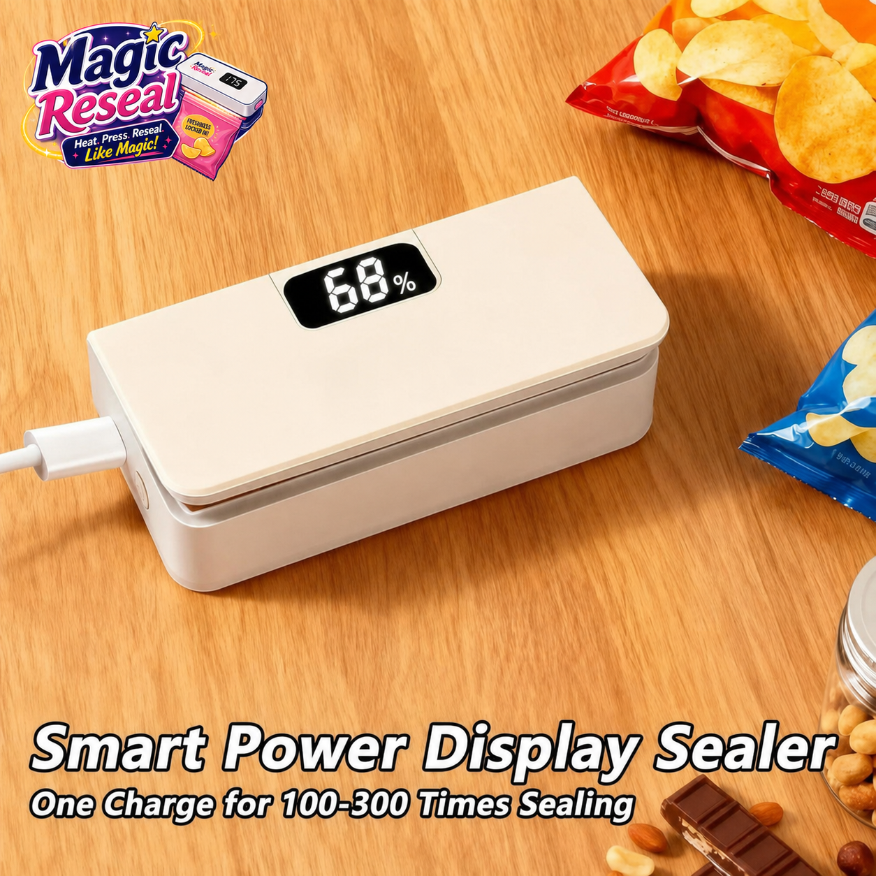 Magic Reseal™ Magnetic Heat Sealer